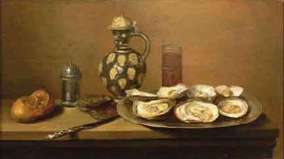 Willem Claesz. Heda Still Life with Oysters oil painting image